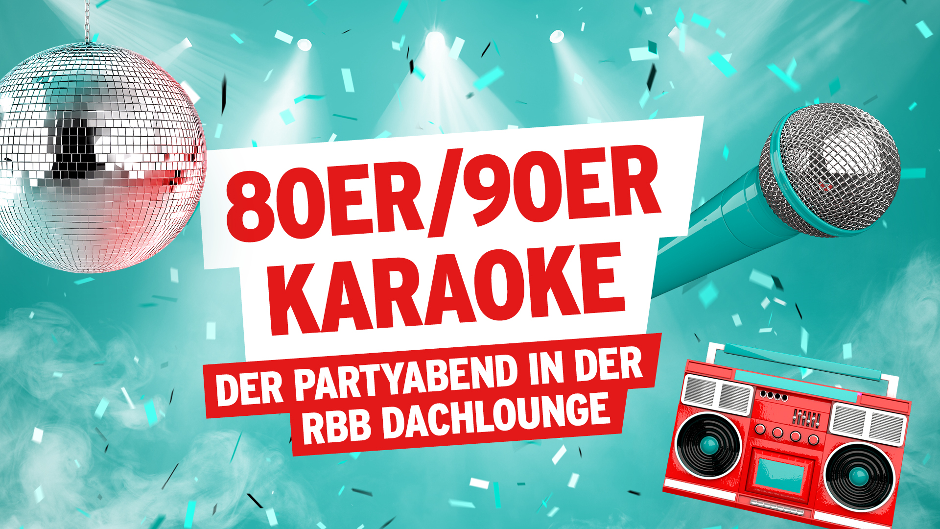 Karaoke im Studio 14 von rbb 88.8